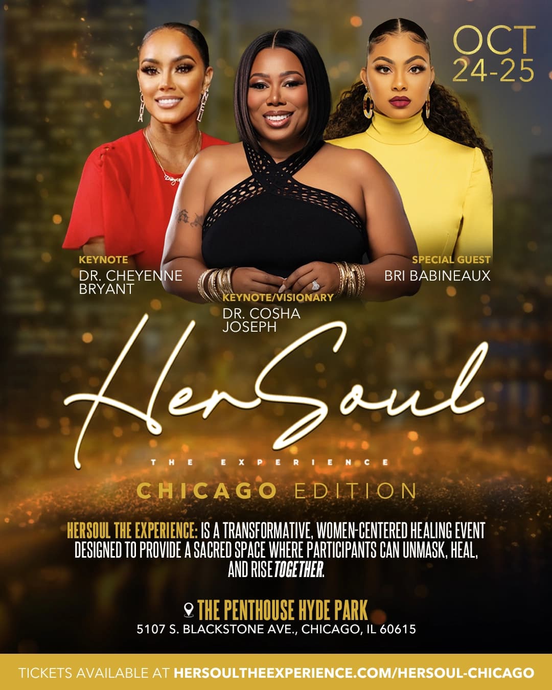 HerSoul The Experience: Chicago Edition Poster